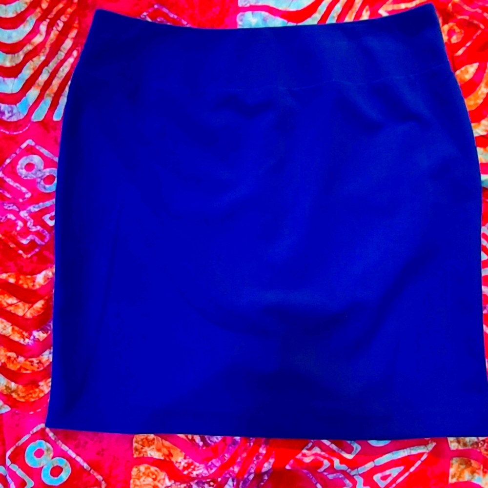 Royal blue Ellen Tracy skirt